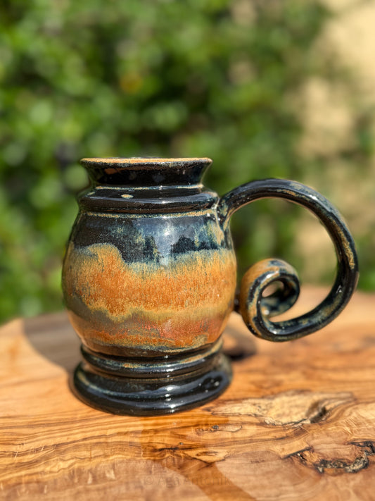 Beer Stein Grey&Copper