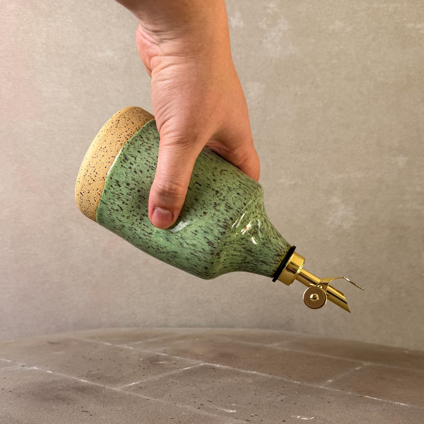 Oil Bottle - Light Green