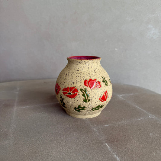 Poppy Bud Vase
