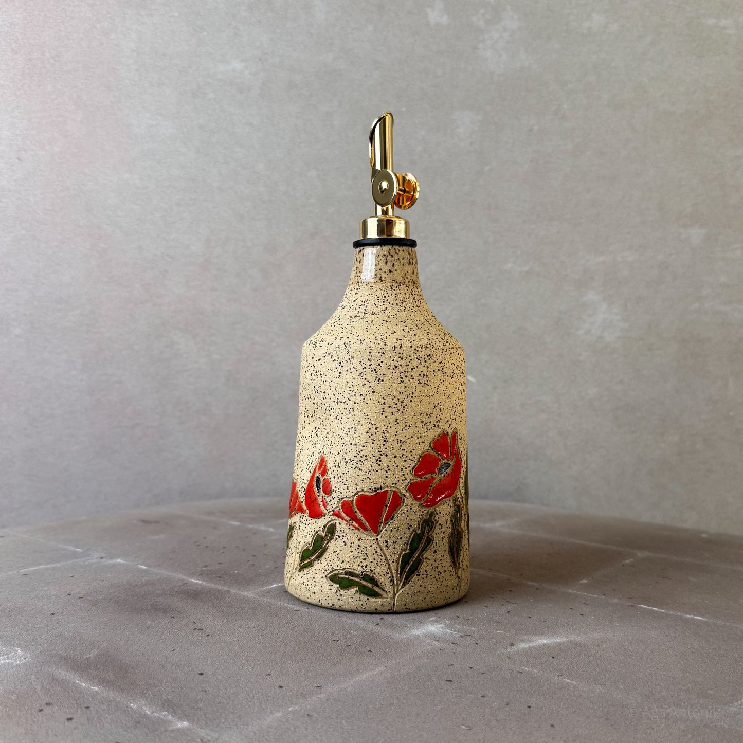 Oil Bottle - Poppy