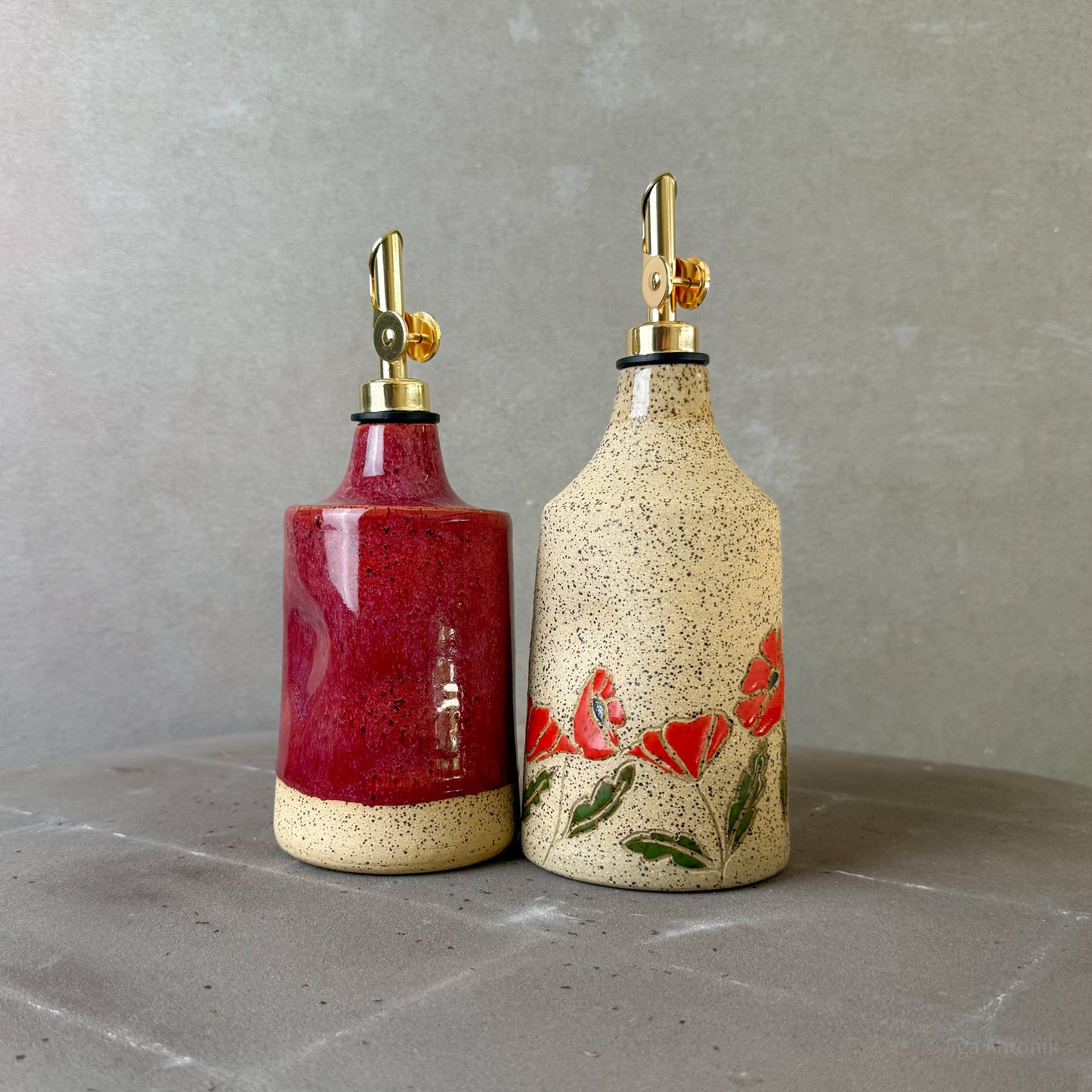Oil Bottle - Poppy